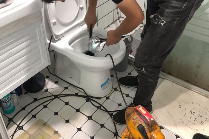 石岐区街道疏通下水道