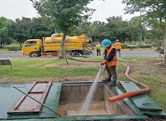 石岐区街道化油池清理